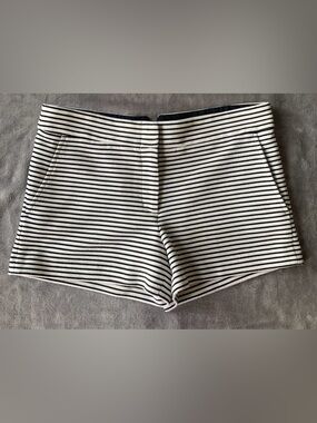 BCBGMaxAzria Black & White Striped Shorts